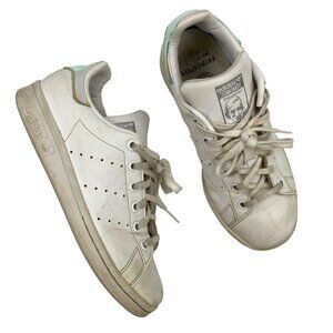 Adidas Stan Smith Primegreen Iridescent Holographic Shiny Accent Sneakers Size 4